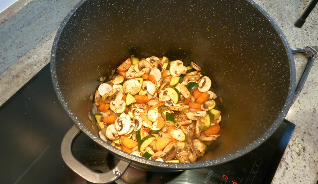 Sauté the Vegetables