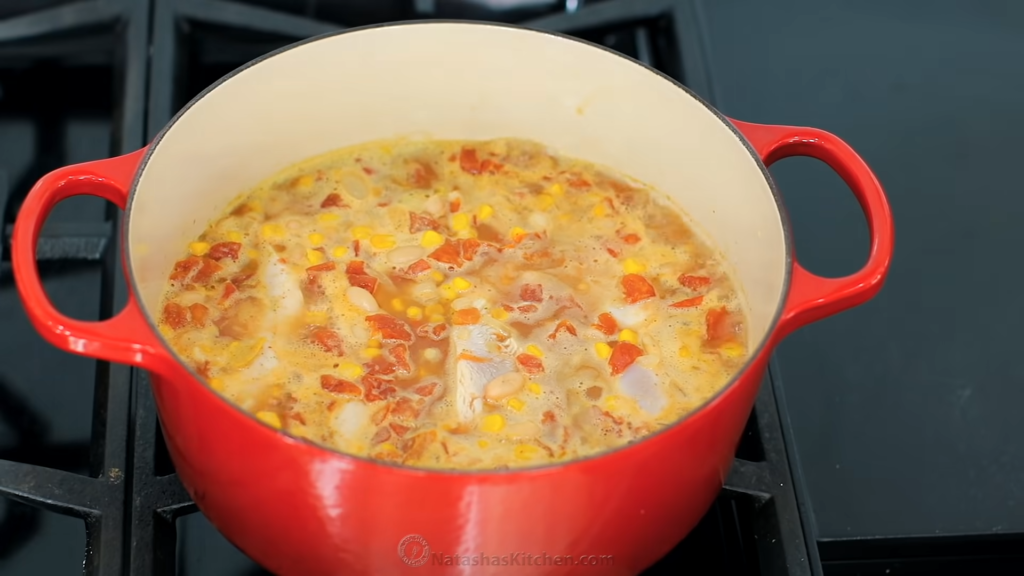 Season the White Chicken Chili